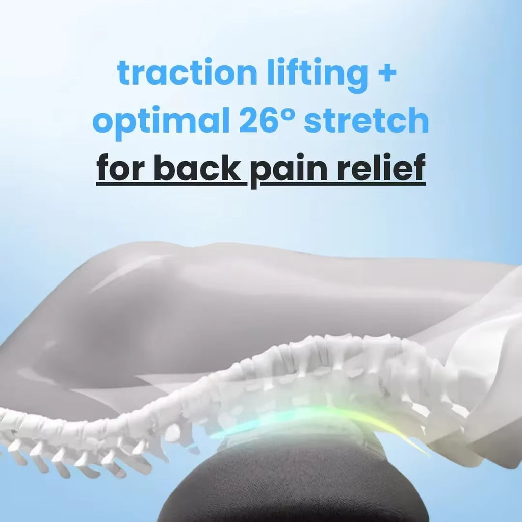 3-In-1 Back Massager with Relief Bed Sleeping Shiatsu Deep Tissue Portable Shoulder Lower Back Pain Relief Waist Massager