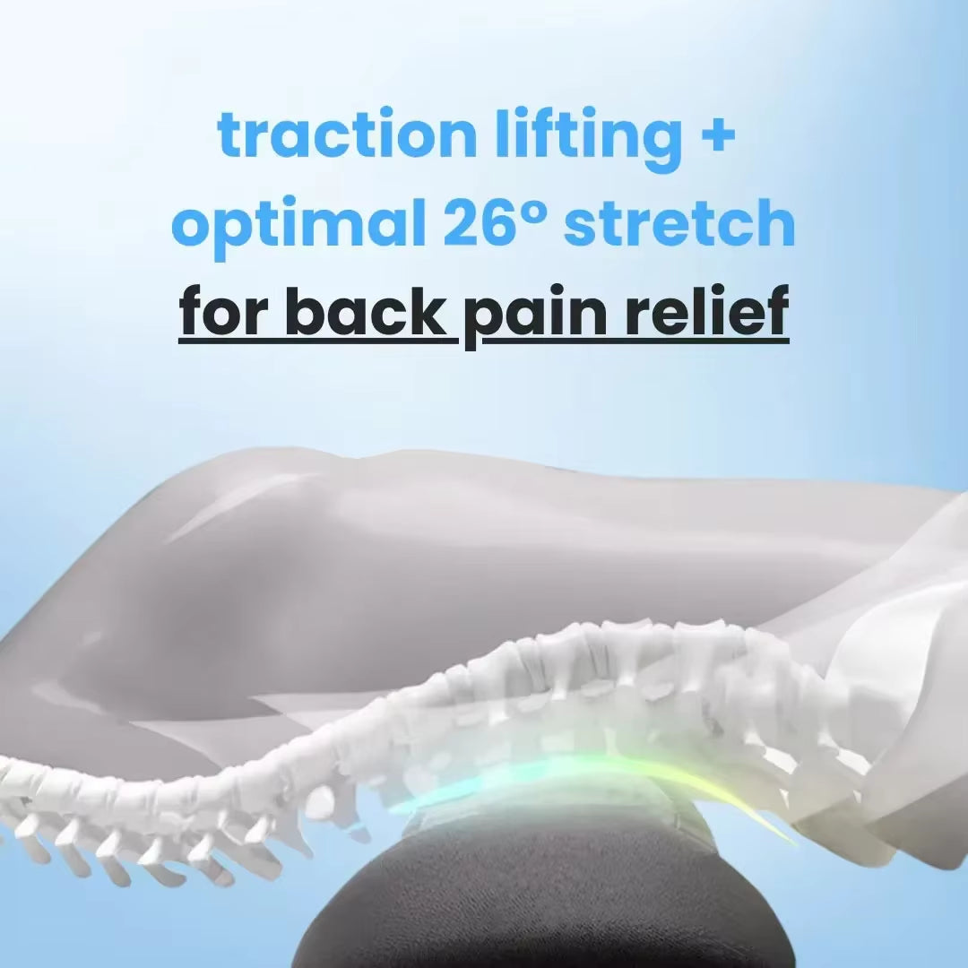 3-In-1 Back Massager with Relief Bed Sleeping Shiatsu Deep Tissue Portable Shoulder Lower Back Pain Relief Waist Massager